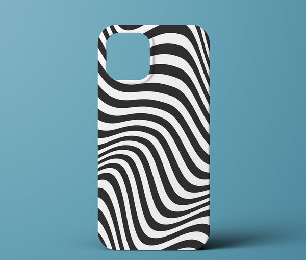 Black and white phone case