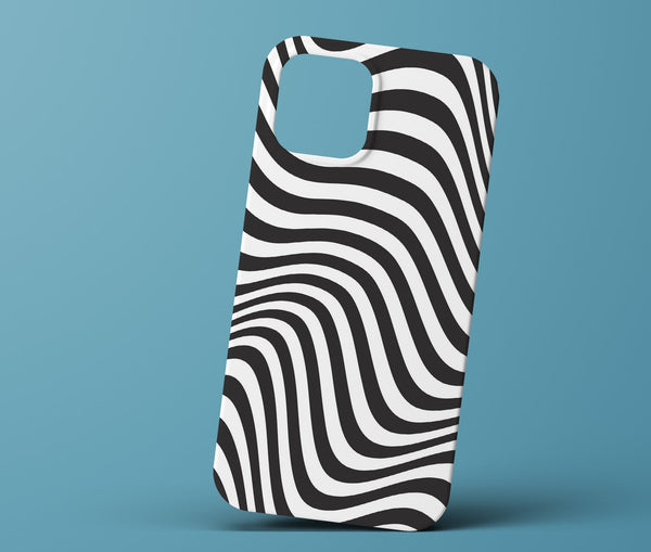 Black and white phonecase