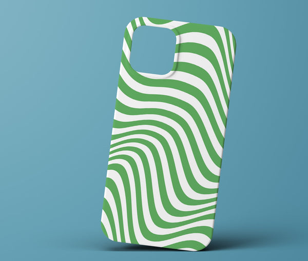 Green and white phonecase