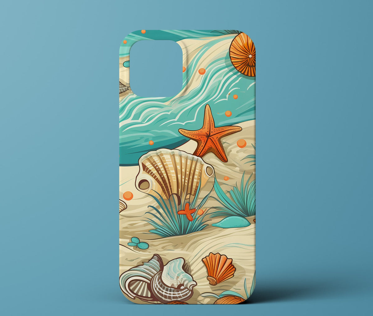 Beach and Seashell Phone Case
