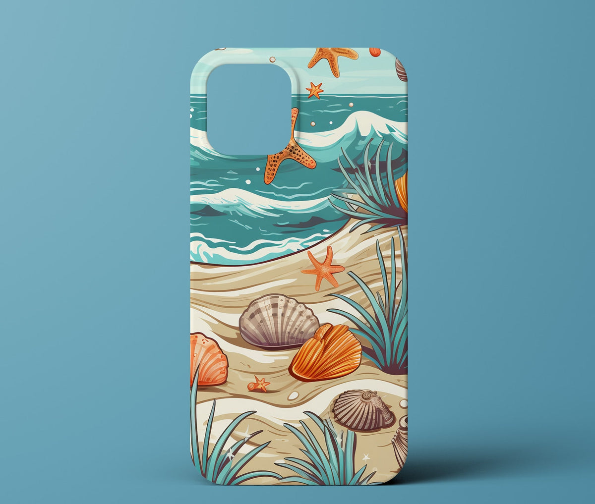 Beach and Seashell Phone Case