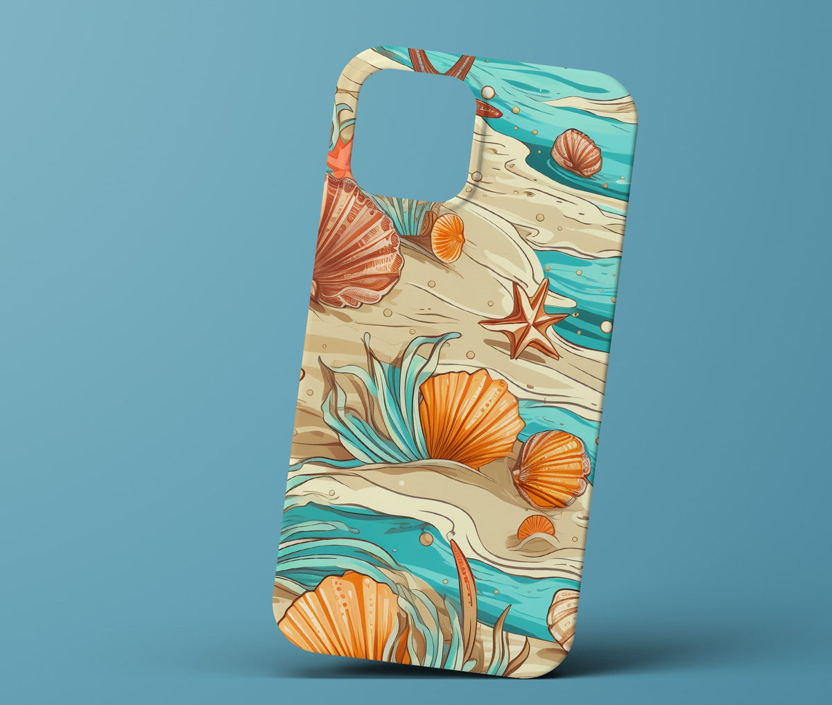 Beach and Seashell Phonecase