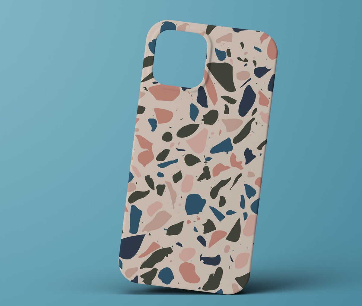 Beige terrazzo phonecase