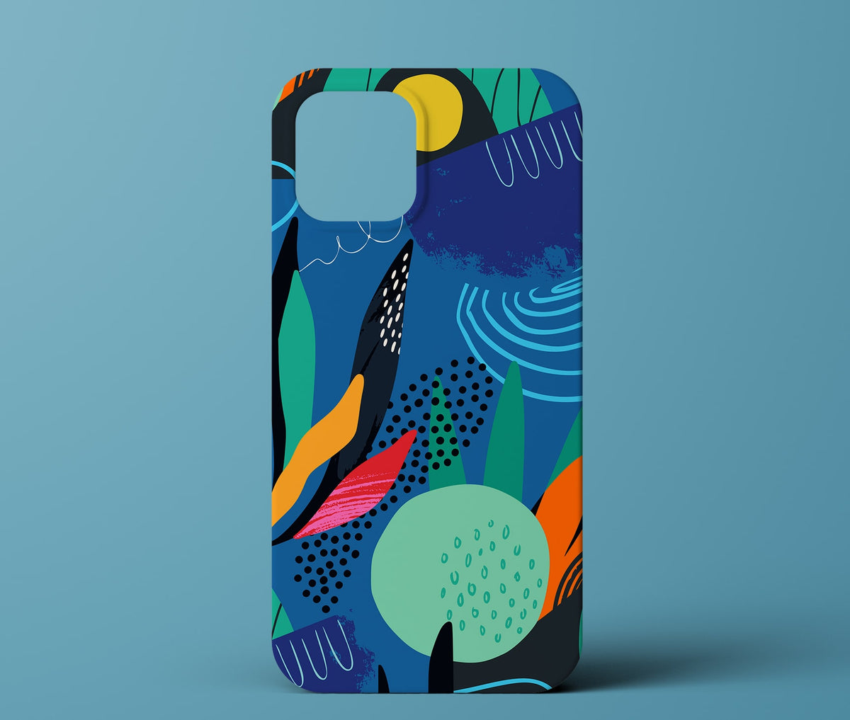 Blue Abstract Phone Case