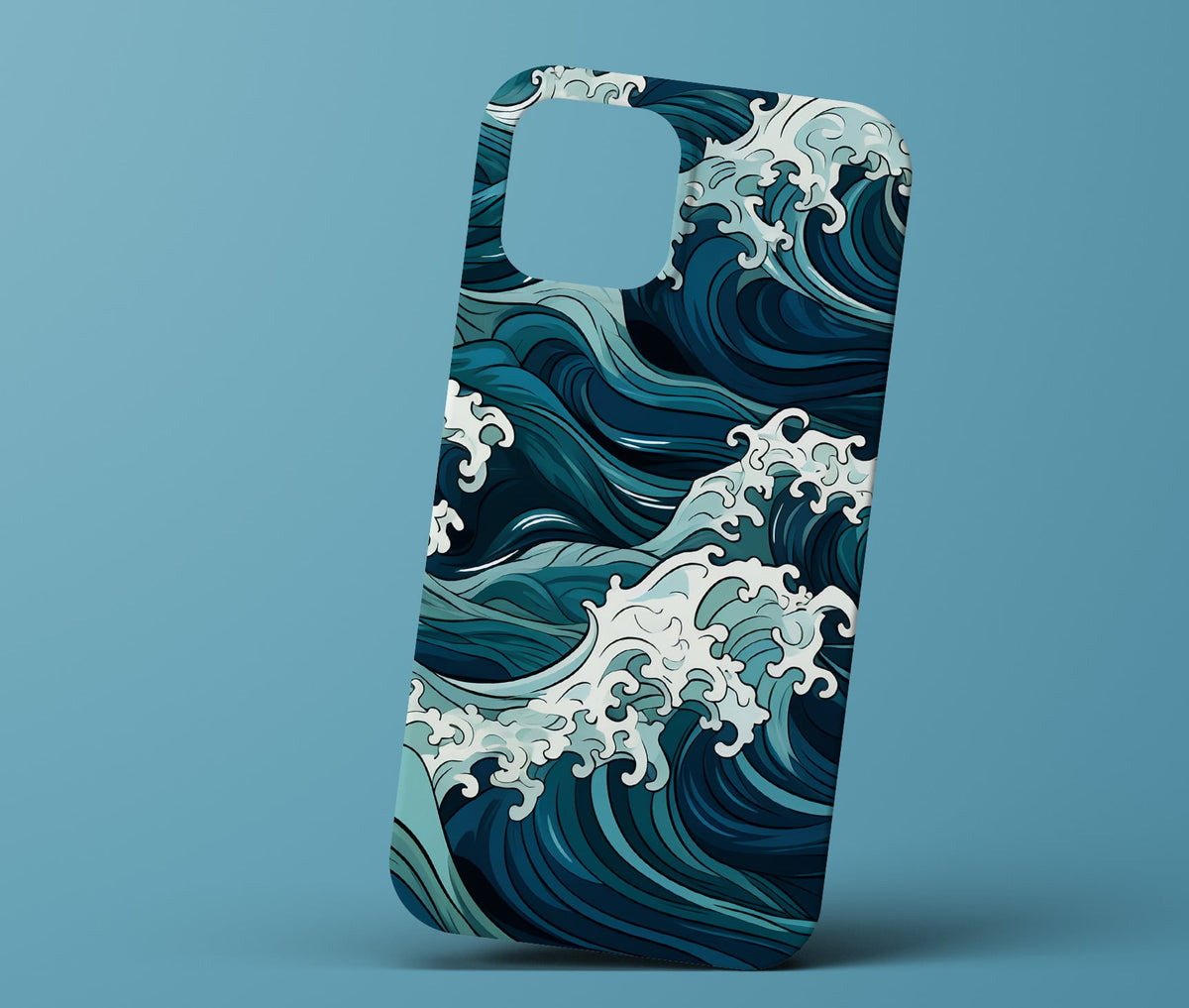 Blue waves phonecase