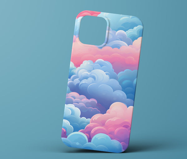 Blue and pink cloud phonecase
