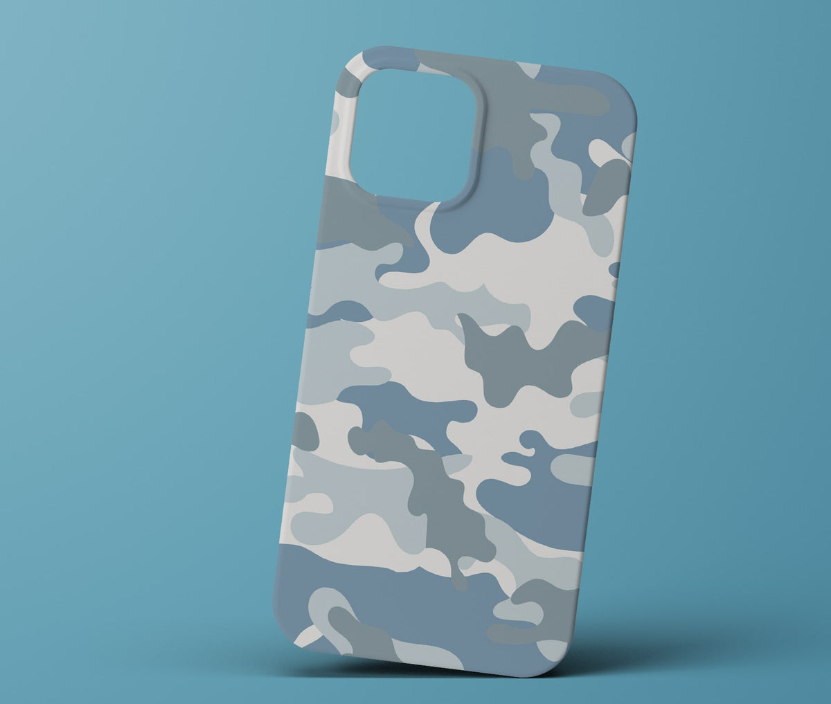 Blue camo phonecase