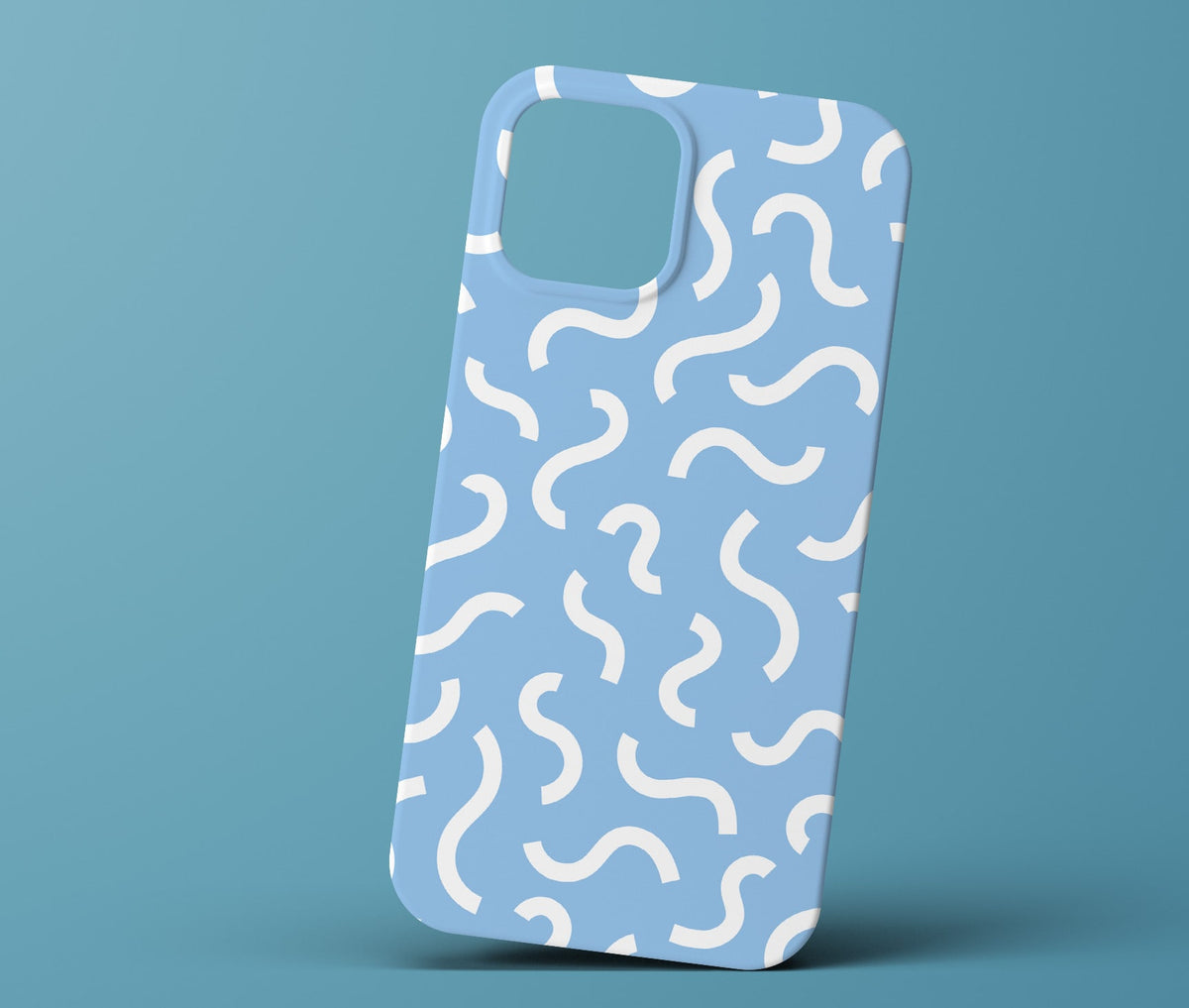 Blue doodle phonecase
