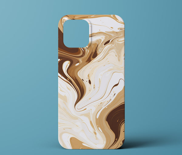 Brown marble phone case