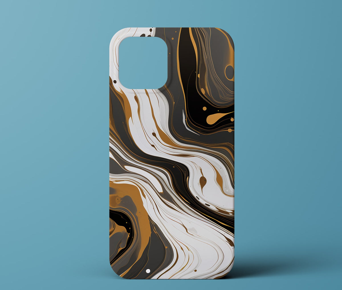 Brown marble phone case