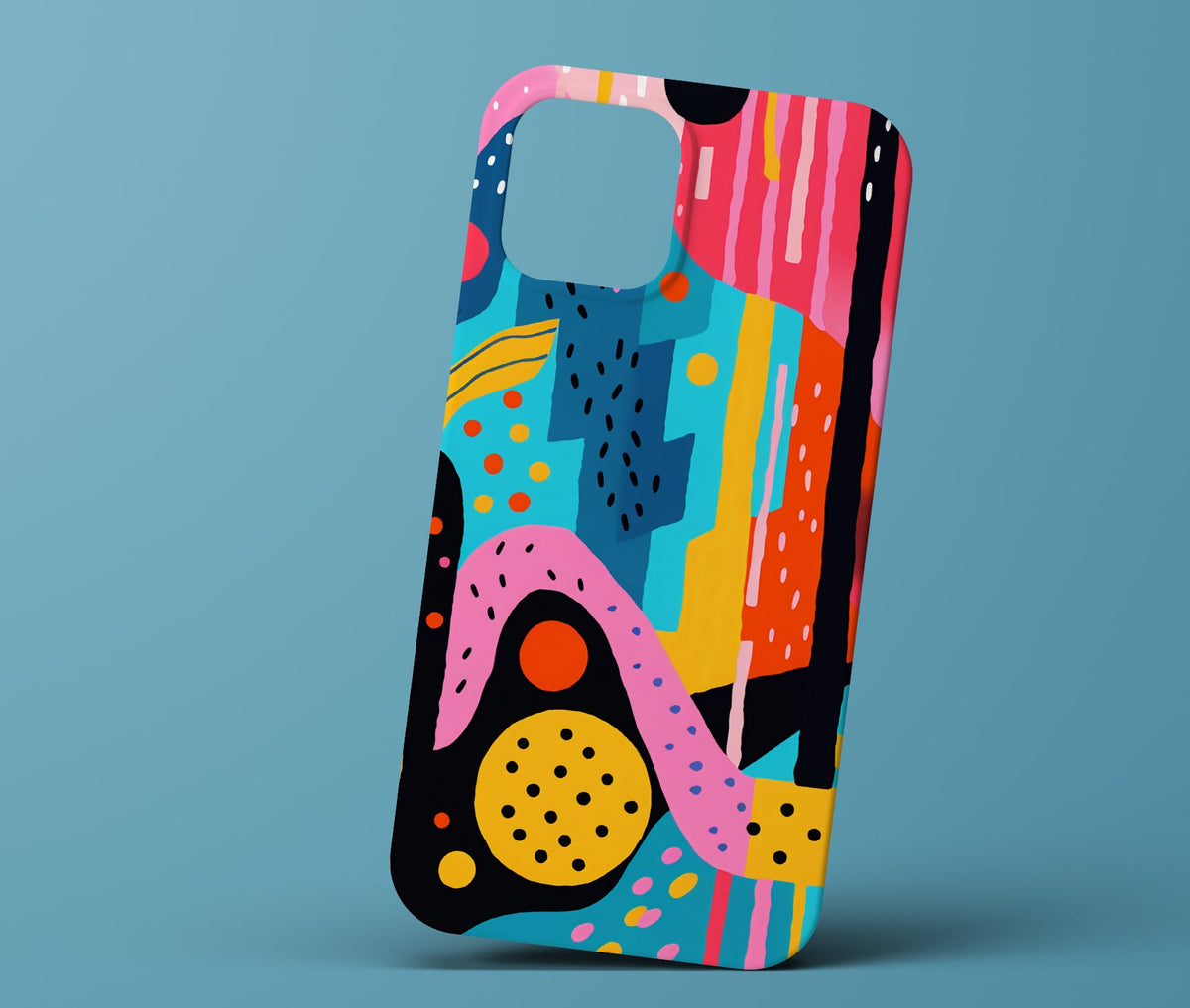 Colorful Abstract Art Phonecase