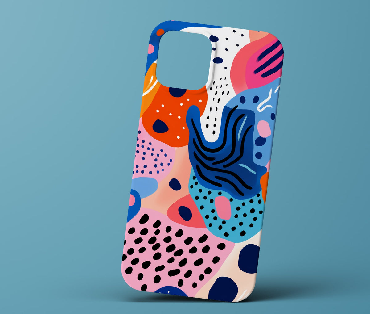 Colorful Abstract Art Phonecase