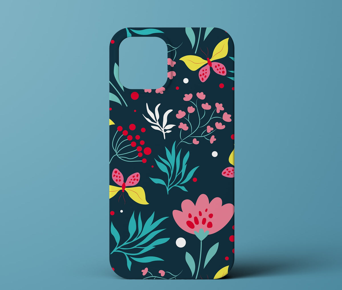 Colorful floral phone case