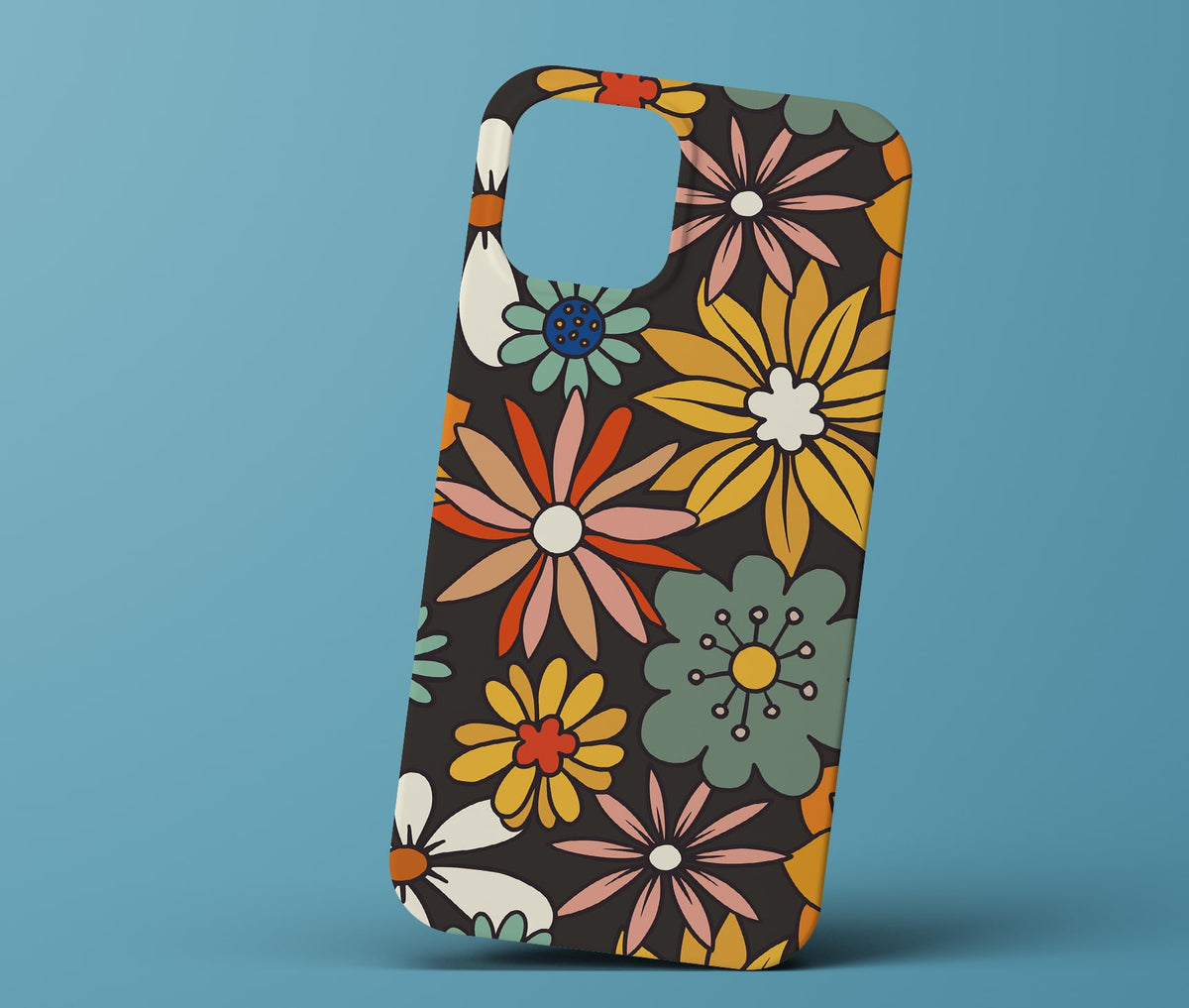 Colorful floral phonecase