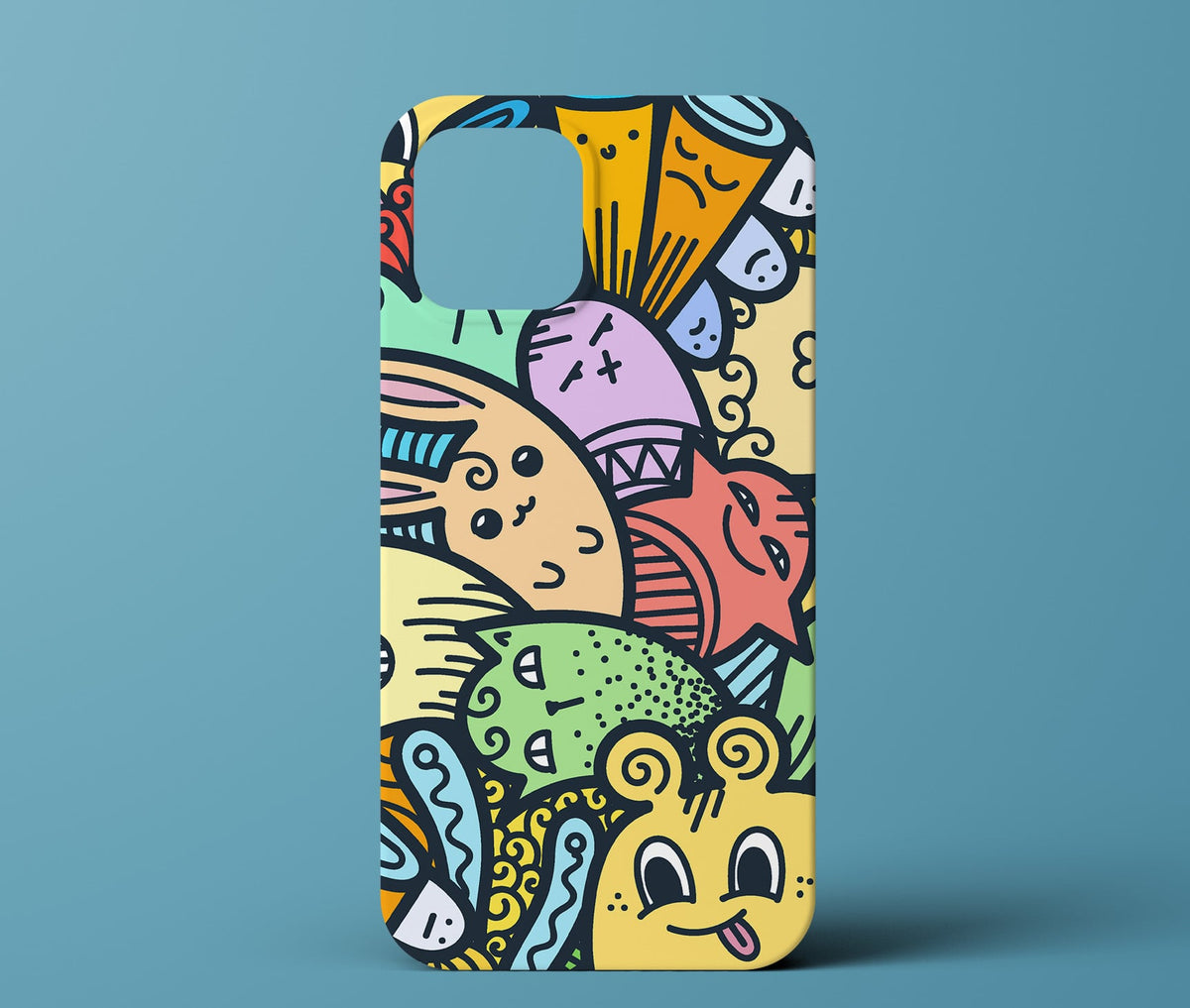 Colorful cartoon phone case