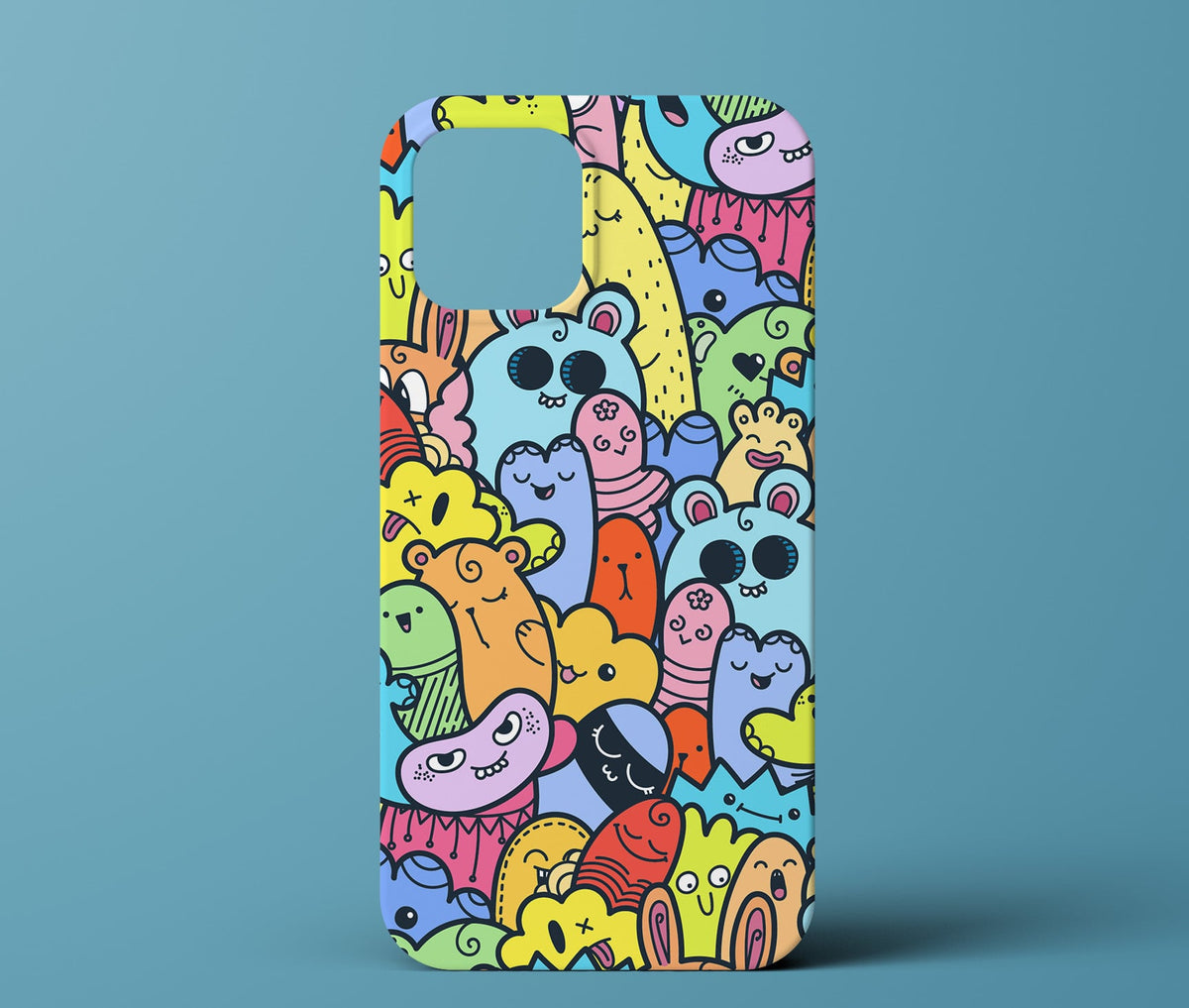 Colorful cartoon phone case