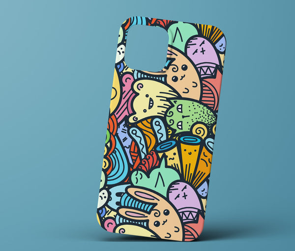 Colorful cartoon phonecase