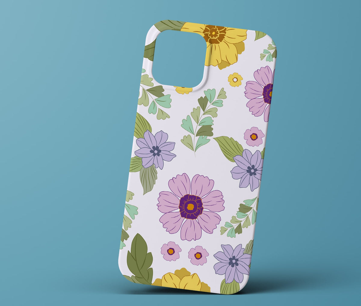 Colorful flower phonecase