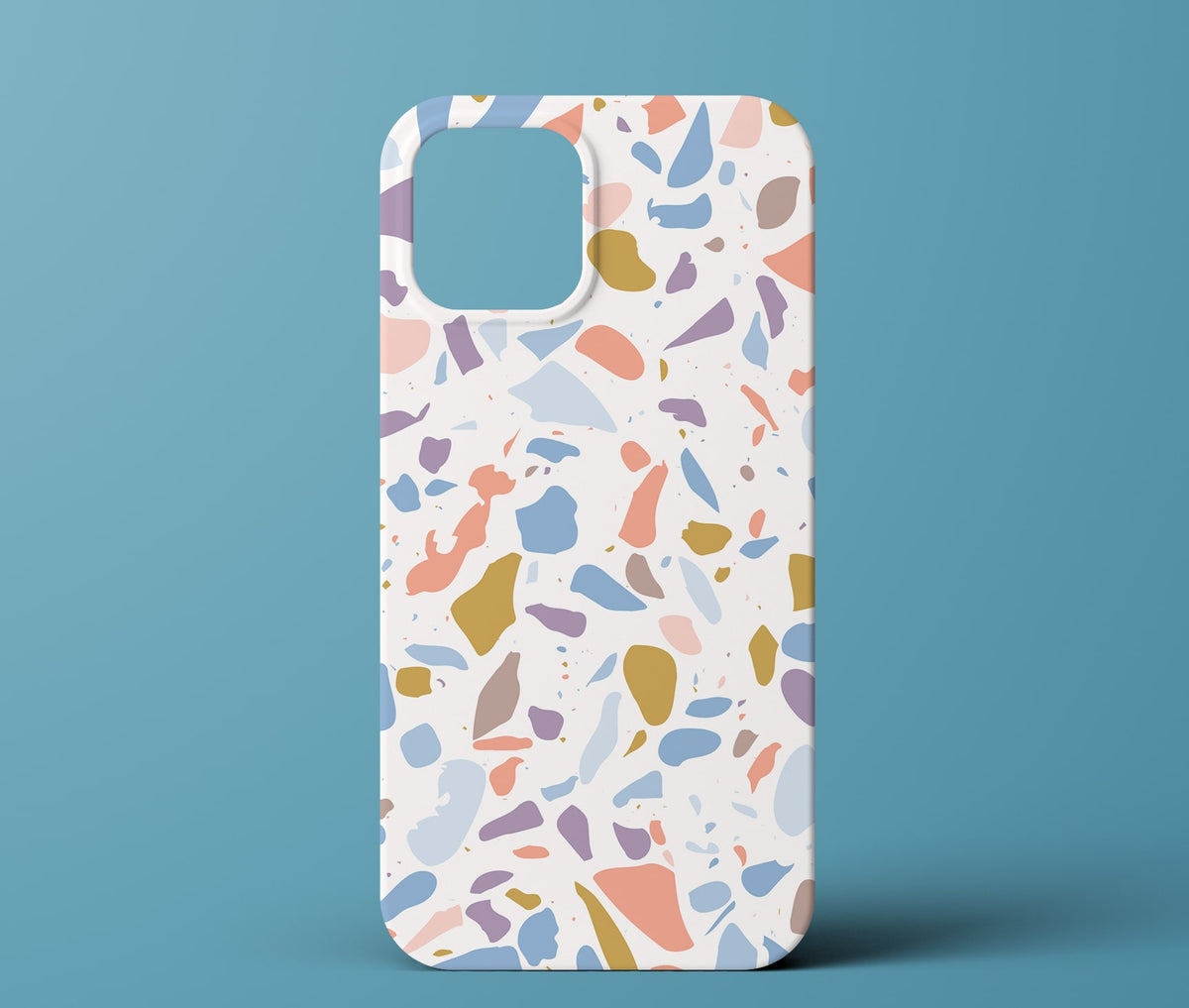 Colorful terrazzo phone case