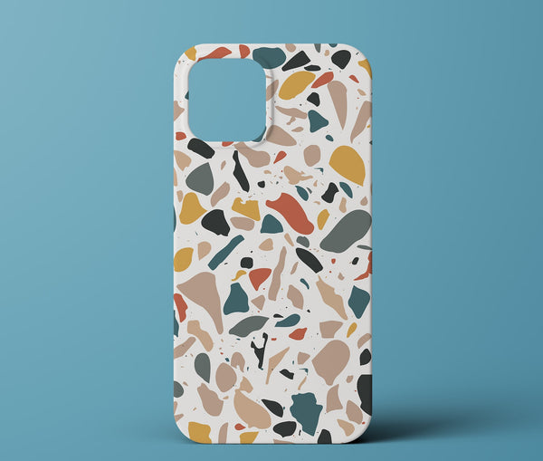 Colorful terrazzo phone case