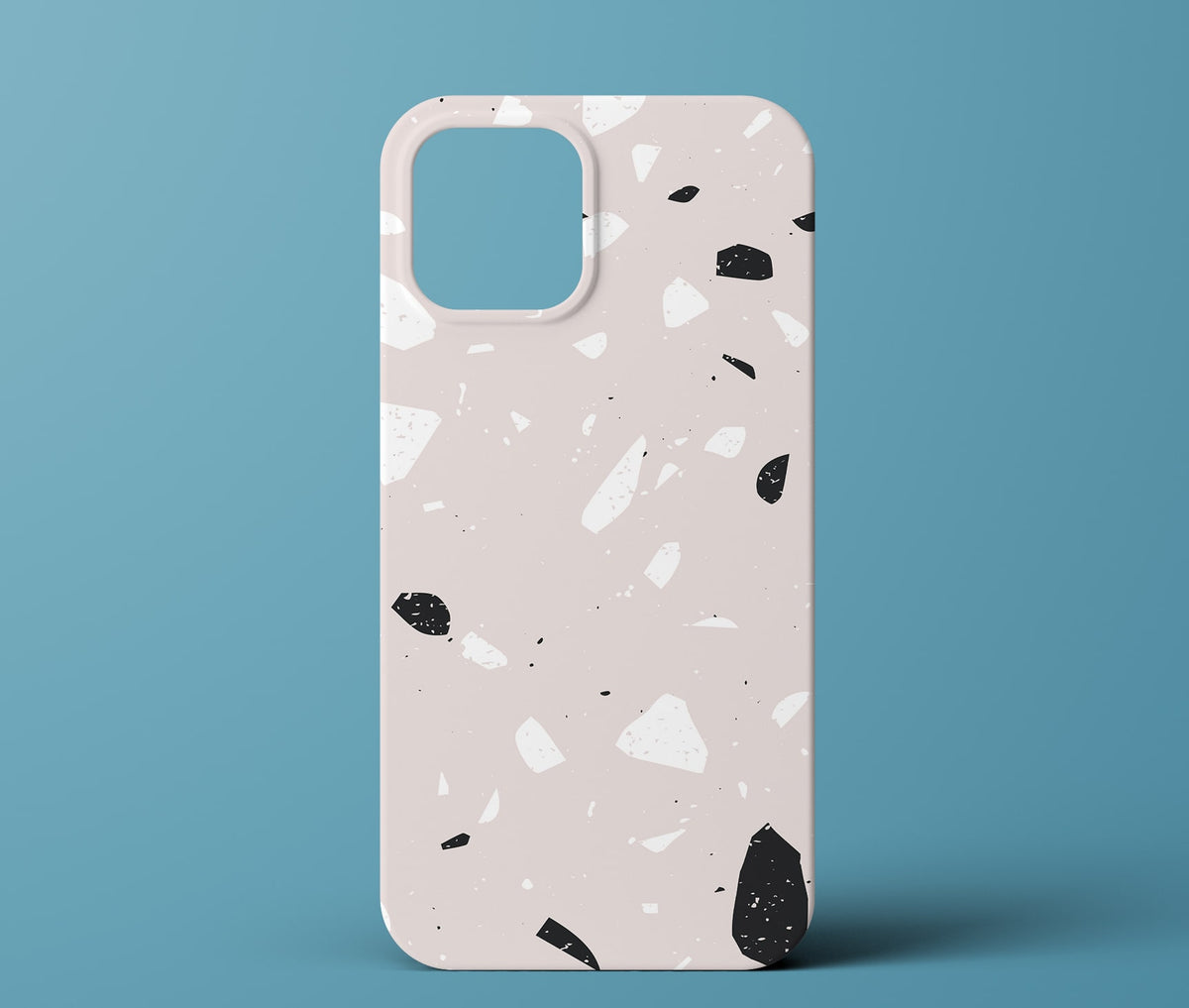 Cream terrazzo phone case