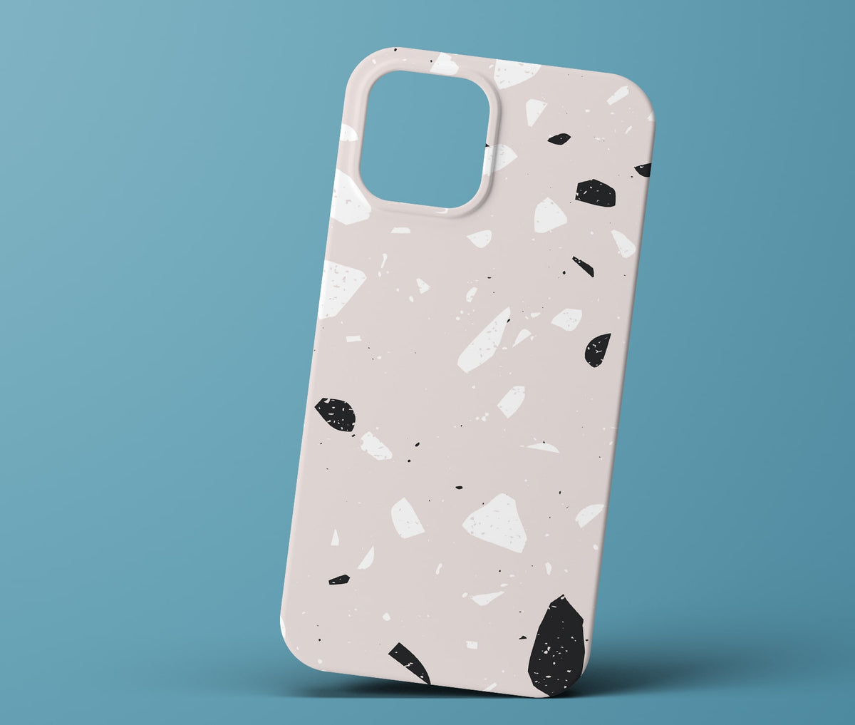 Cream terrazzo phonecase
