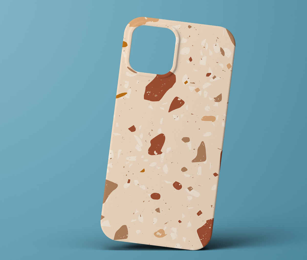 Cream terrazzo phonecase