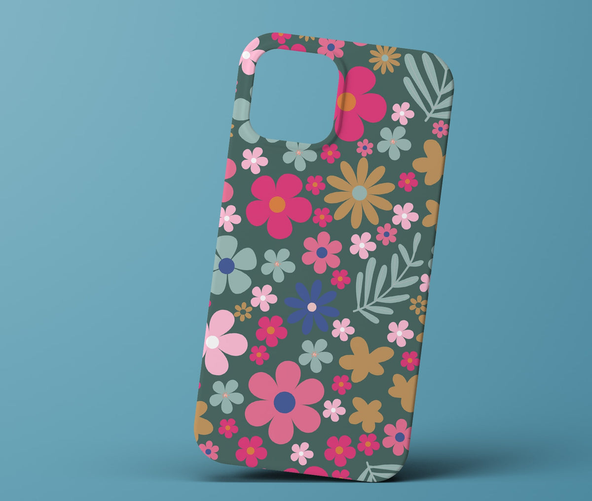 Green floral phonecase