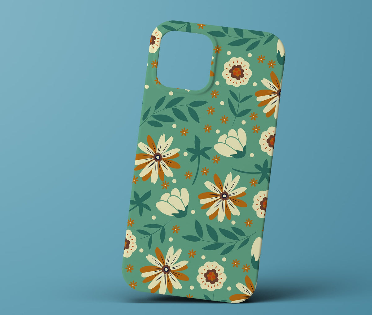 Green floral phonecase