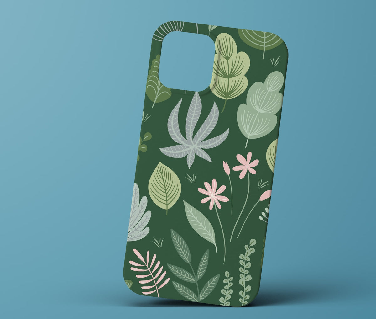 Green leaf phonecase