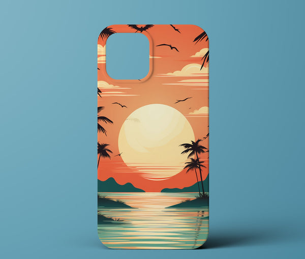 Orange Sunset Phone Case