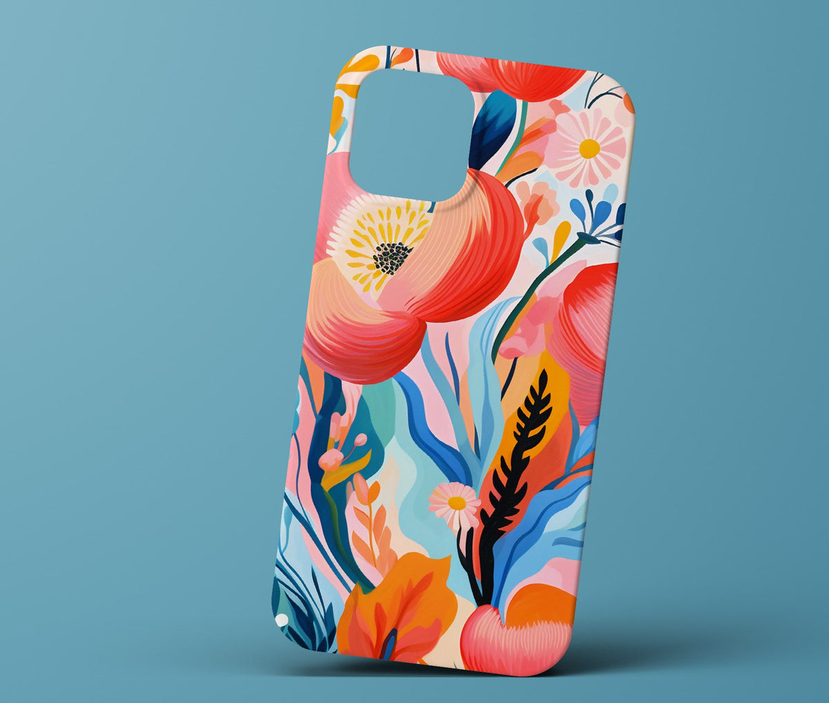 Pink Floral Abstract PhoneCase
