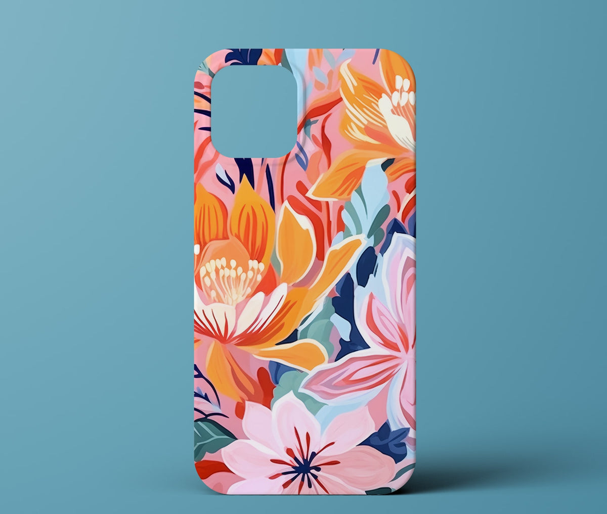 Pink Floral Abstract Phone Case