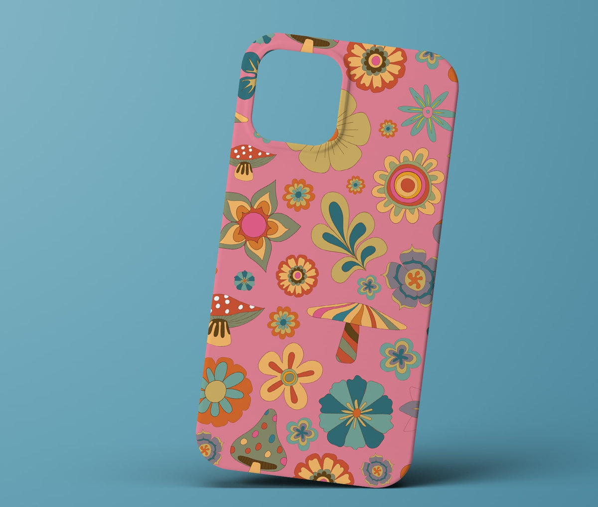 Pink floral phonecase