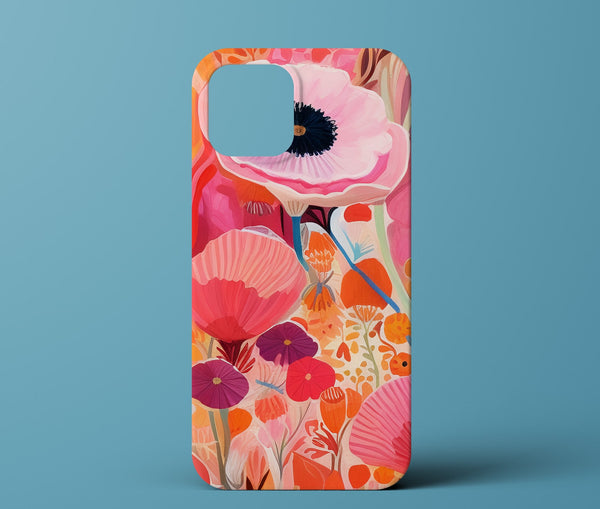 Pink Flower Abstract Phone Case