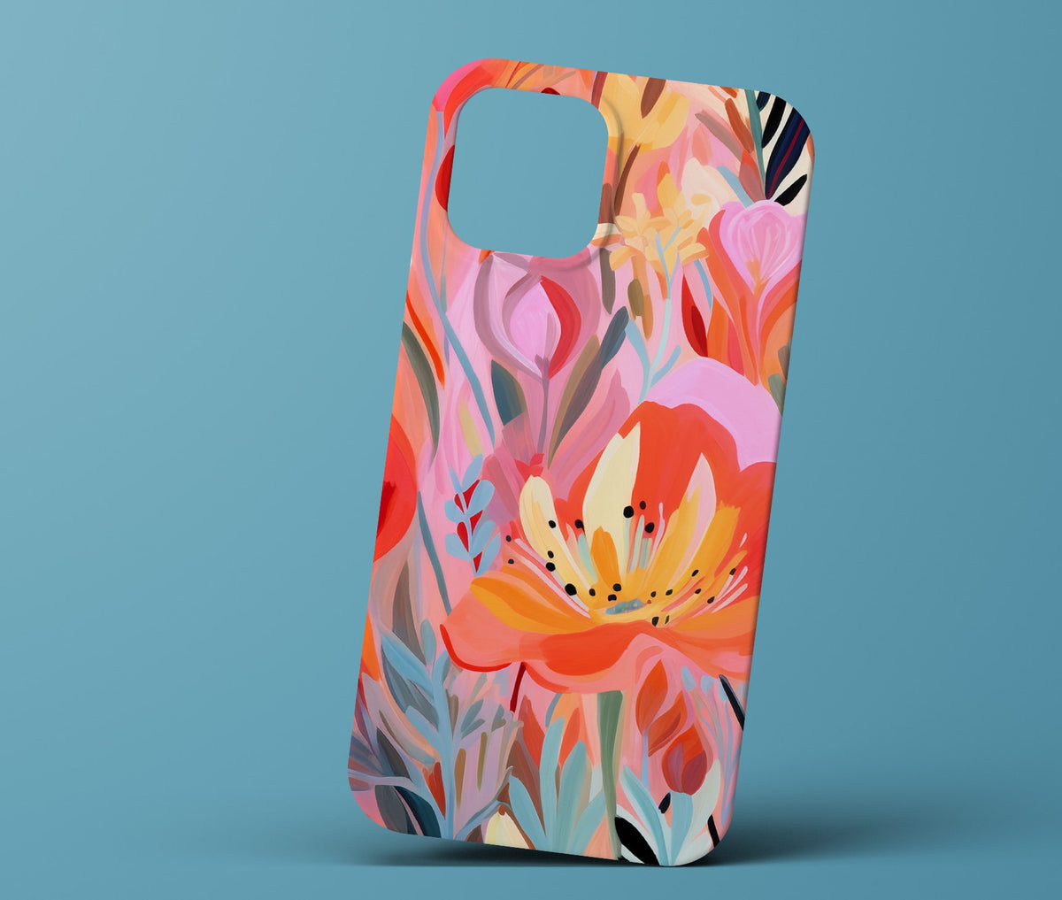 Pink Flower Abstract PhoneCase