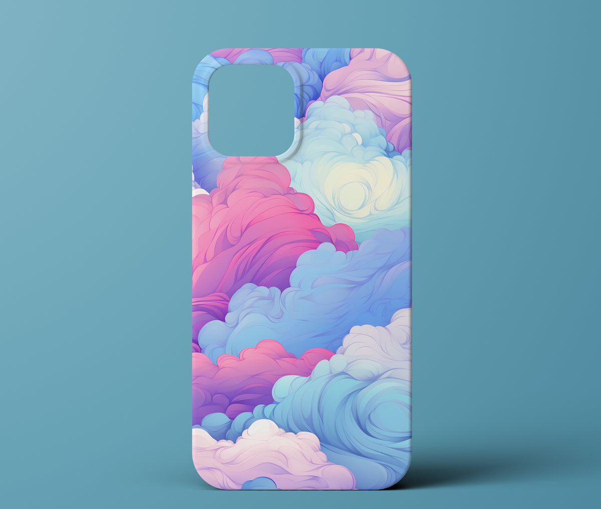 Pink And Blue Cloud Phone Case