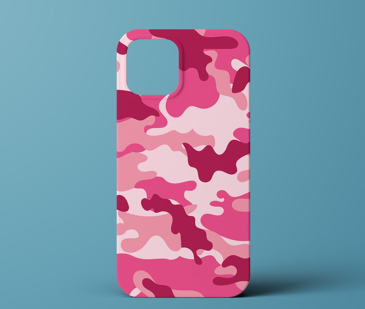Pink camo phone case