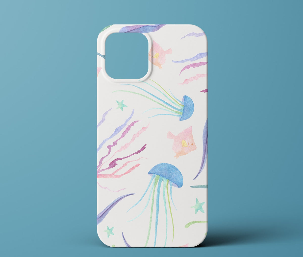 Pink fish phone case