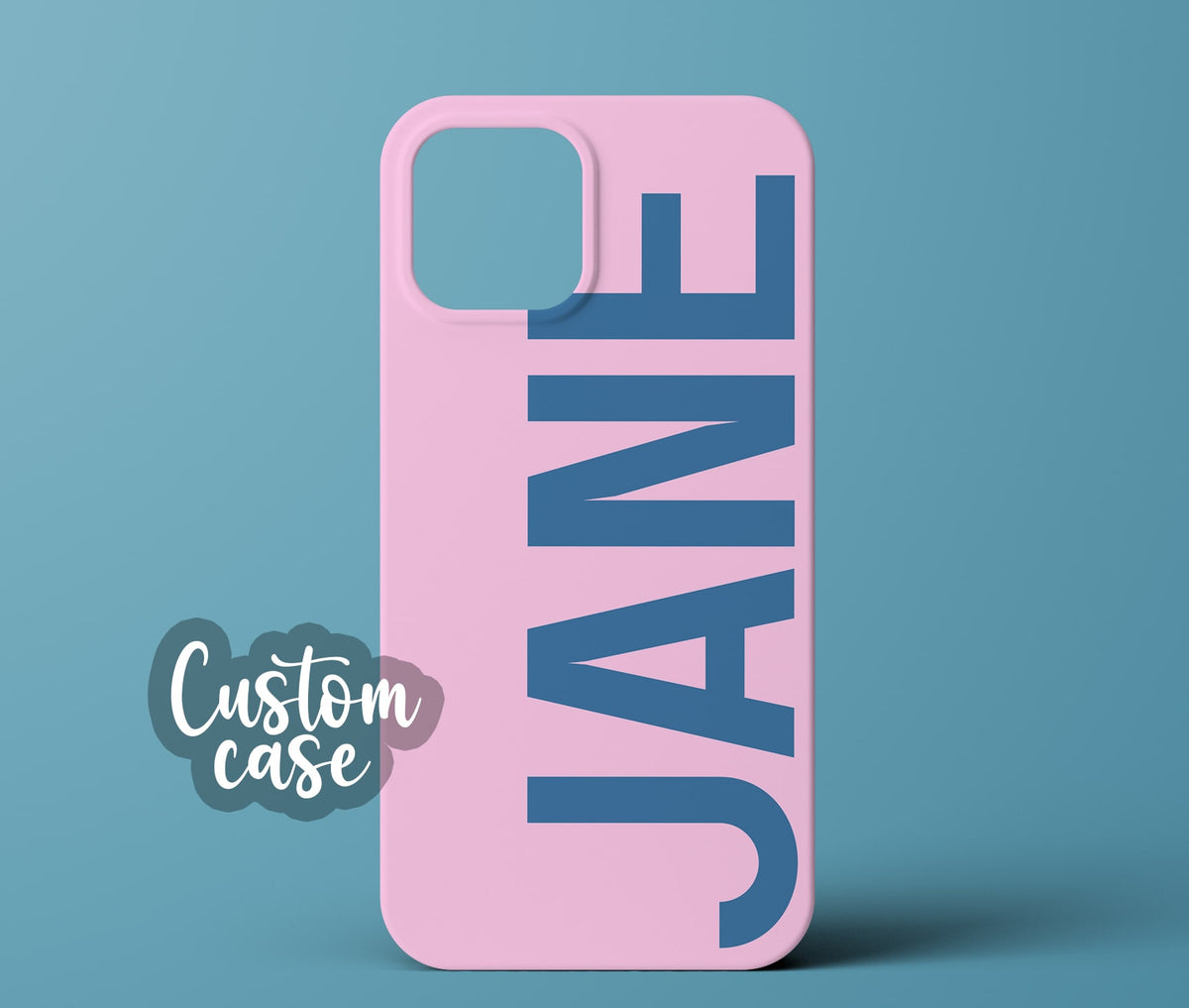 Pink personalized phone case