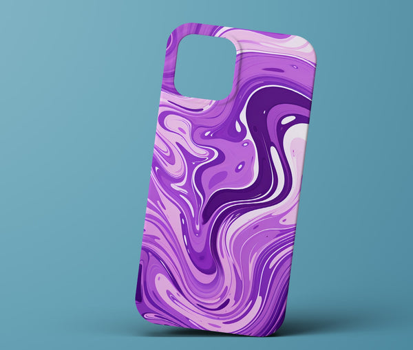 Purple marble phonecase