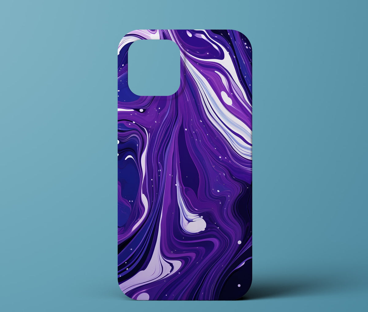 Purple marble phone case