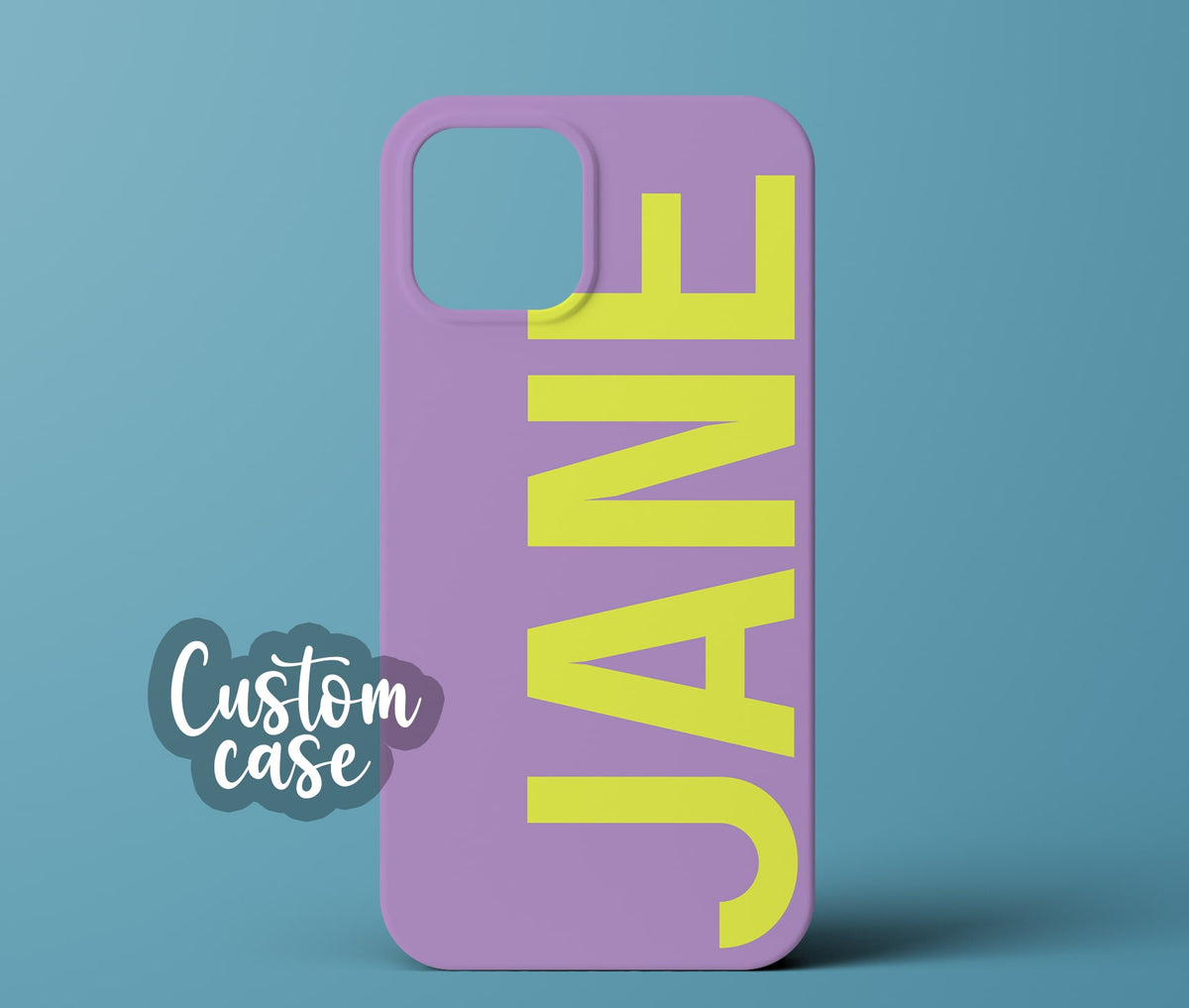 Purple personalized phone case