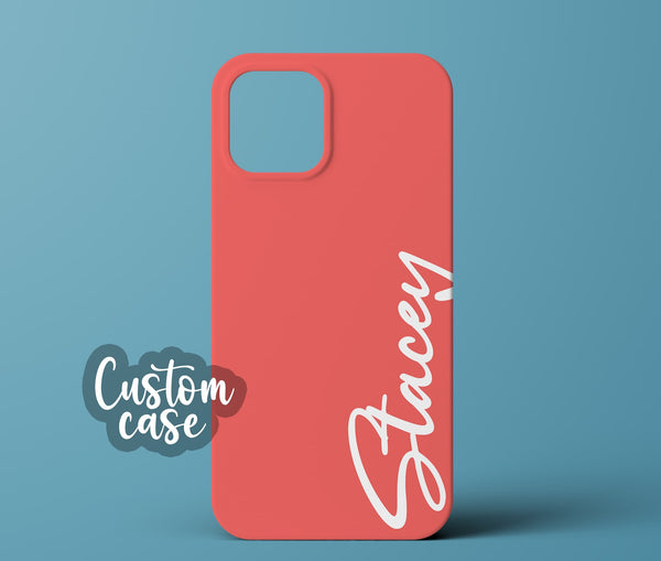 Red personalized phone case