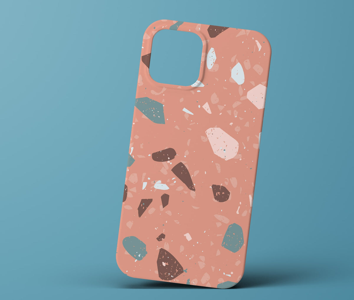 Red terrazzo phonecase