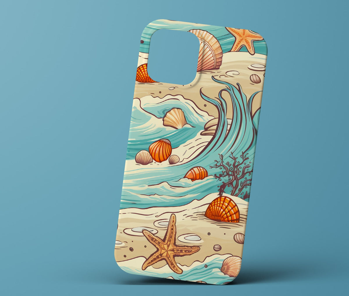 Seashell and Beach Phonecase
