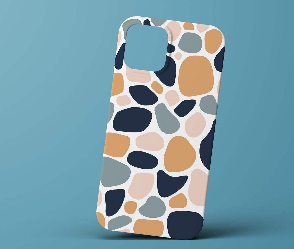 White Abstract Phone Case