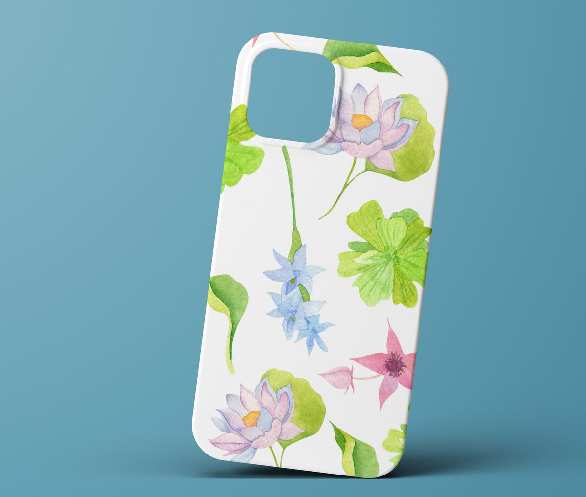 White Floral Phonecase