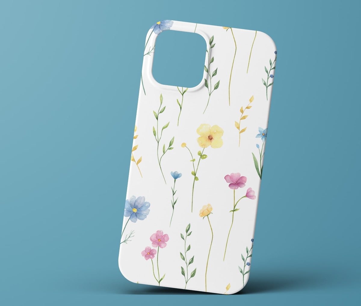 White Floral Phonecase