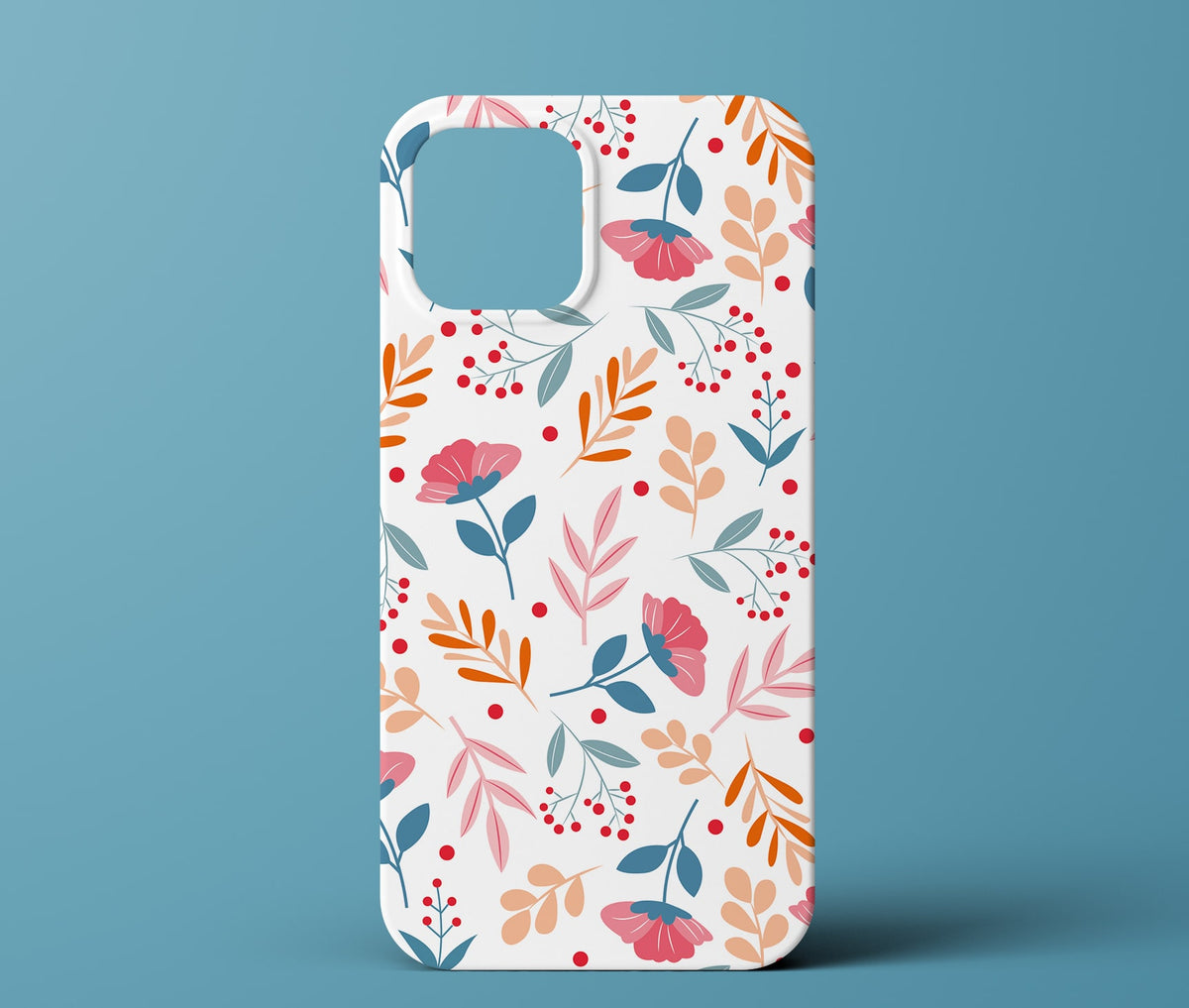 White floral phone case